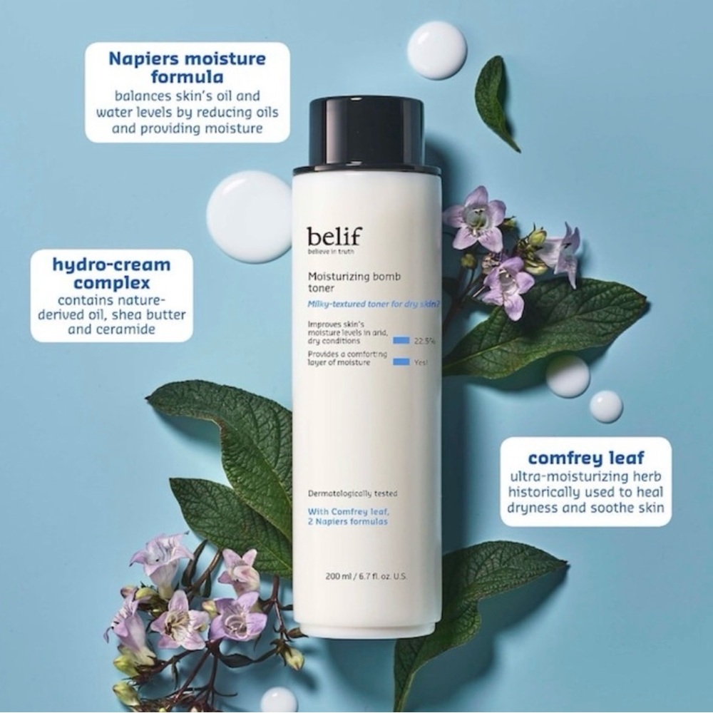 Belif Moisturizing Bomb Toner 200ml/6.7oz NEW - Picture 3 of 7